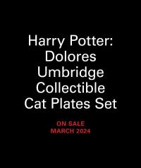 Harry Potter: Dolores Umbridge Collectible Cat Plate Set