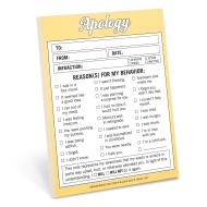 Apology Nifty Note Pad