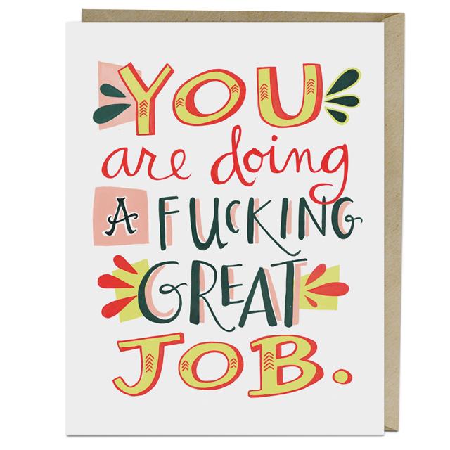 Fucking Great Job Card