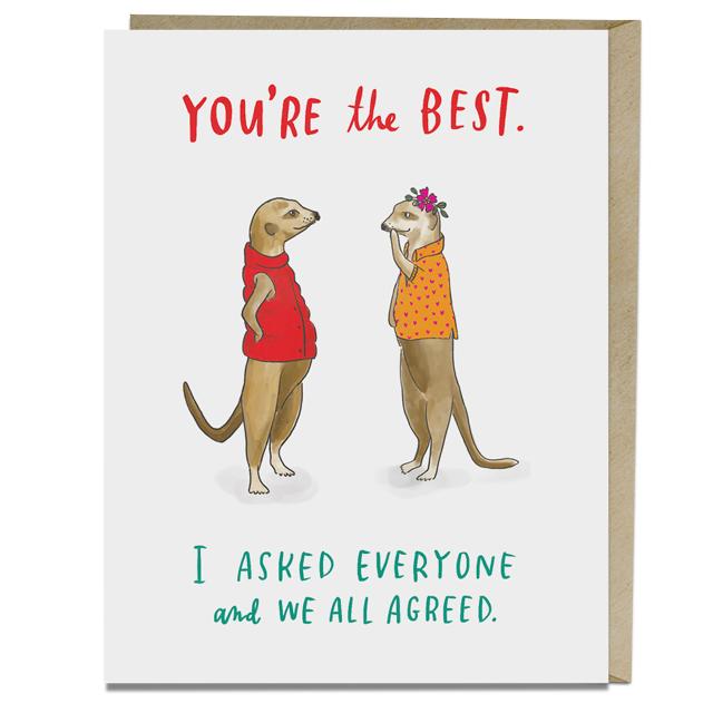 You’re the Best Encouragement Card