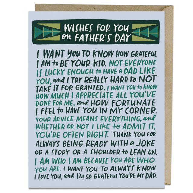 Wishes For You Father’s Day Card