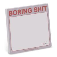 Boring Shit Sticky Note Pad