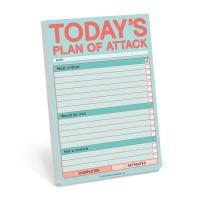 Today’s Plan of Attack Great Big Sticky Note (Pastel Version)