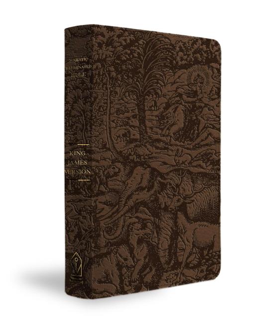 KJV Majestic Illuminated Bible (Brown LeatherLuxe)