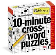 Mensa 10-Minute Crossword Puzzles Page-A-Day® Calendar 2026