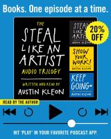 The Steal Like an Artist Audio Trilogy